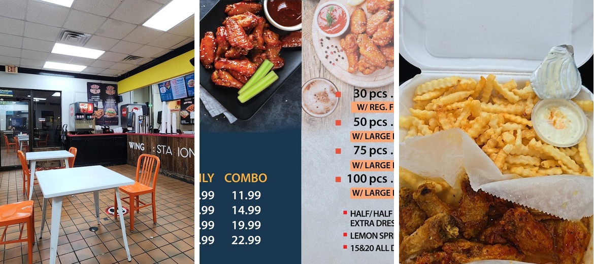 Wing Station Menu